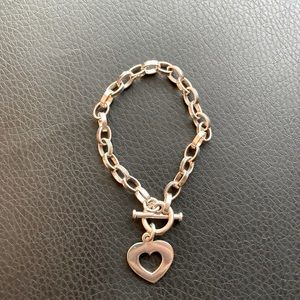 Silpada sterling silver heart bracelet